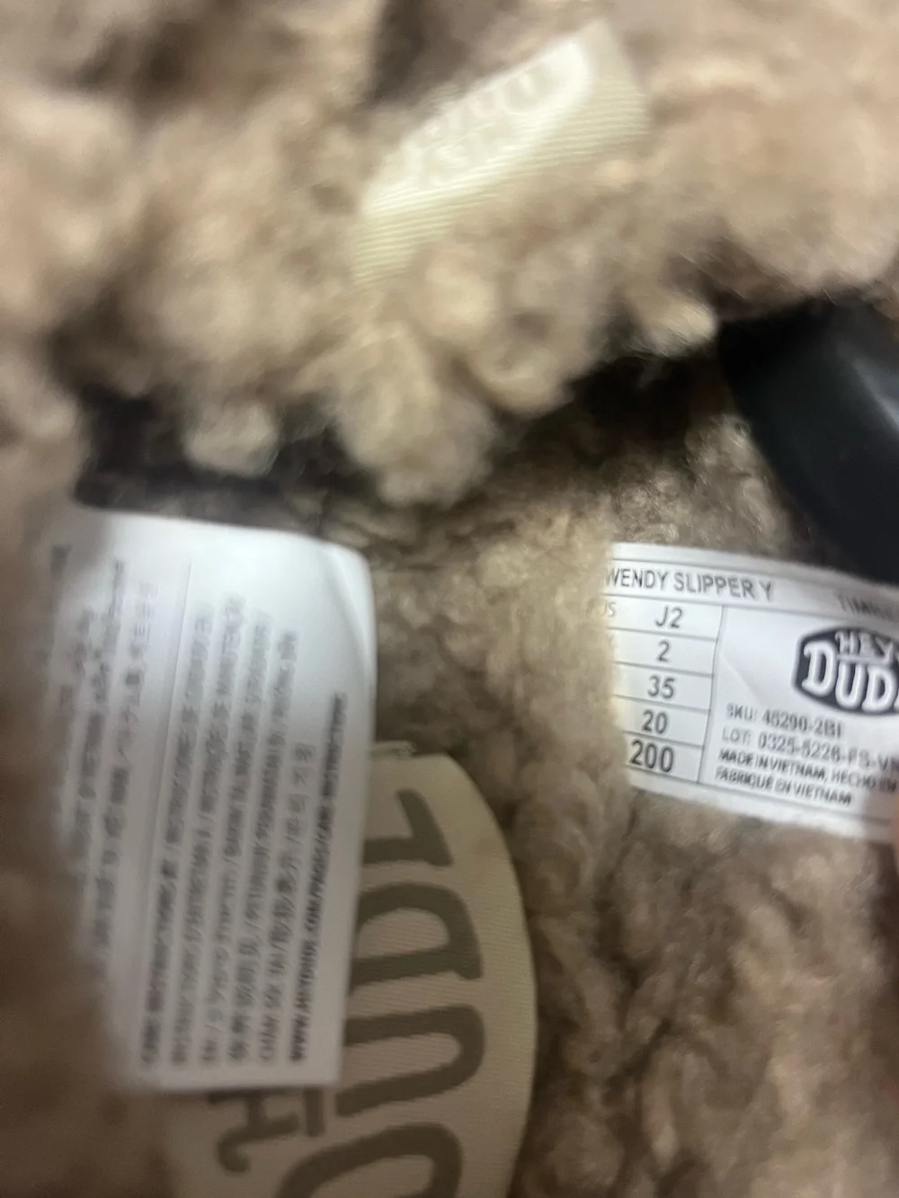Hey Dude Wendy Fleece-Lined Slippers - Tan